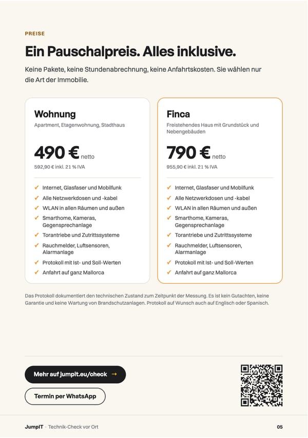 Seite aus der Technik-Check-Broschüre